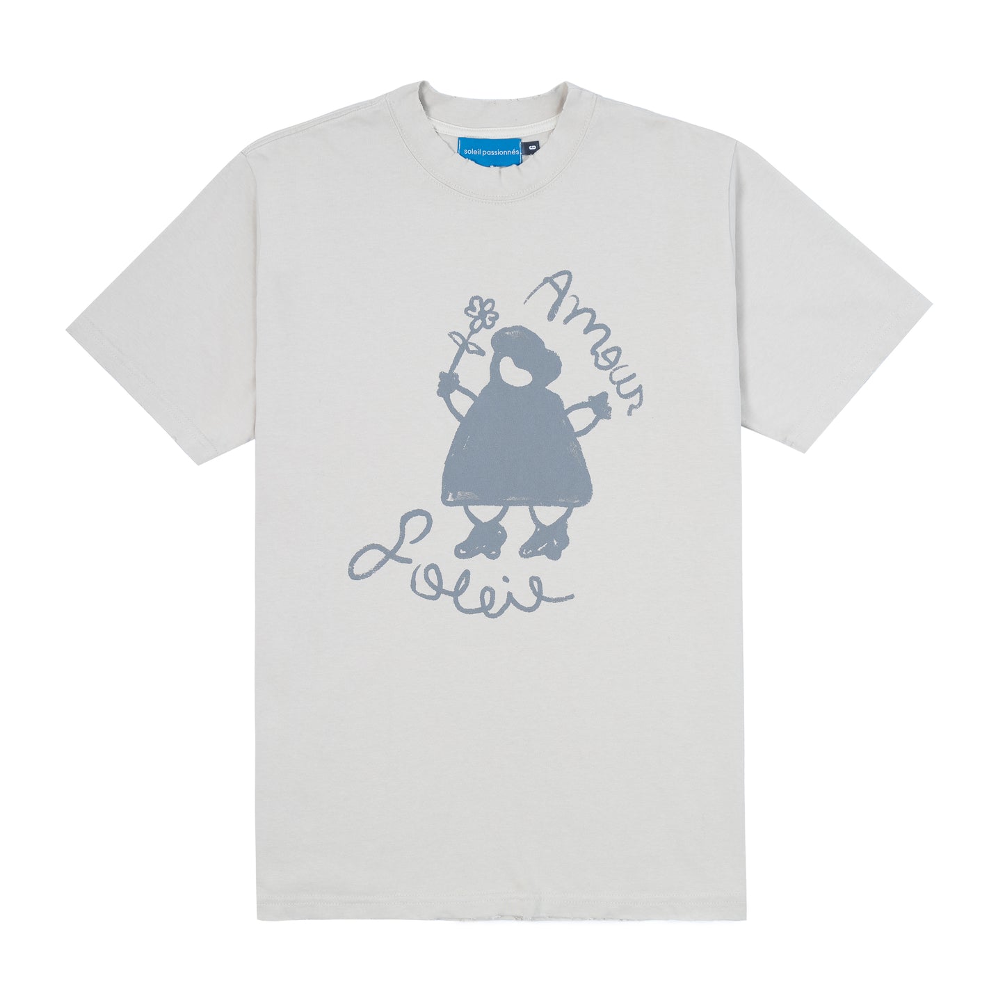 Camiseta Amour - Gris