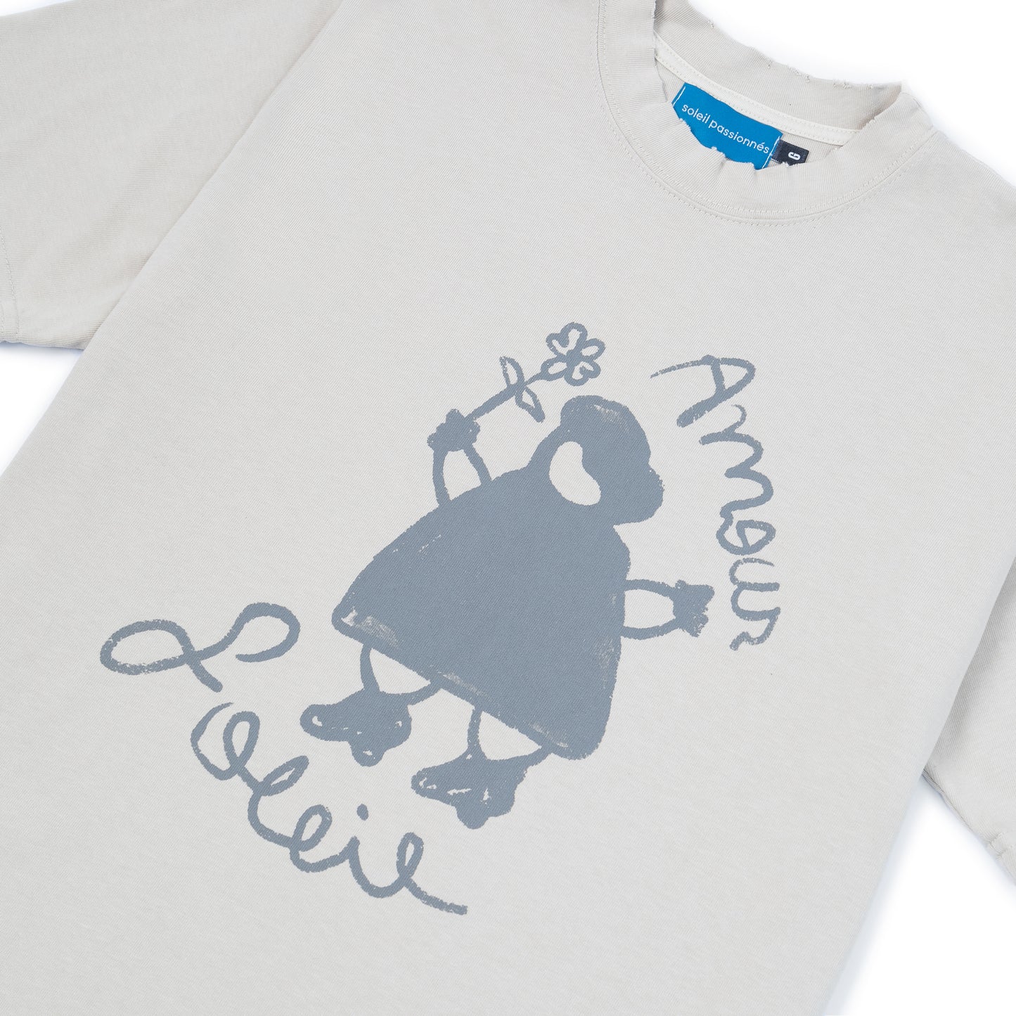 Camiseta Amour - Gris