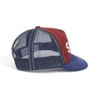 Soleil Letters Crown Burgundy/ Blue
