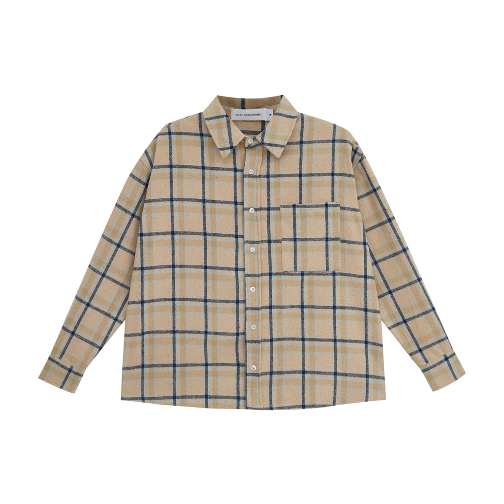 Plaid Flannel Off White