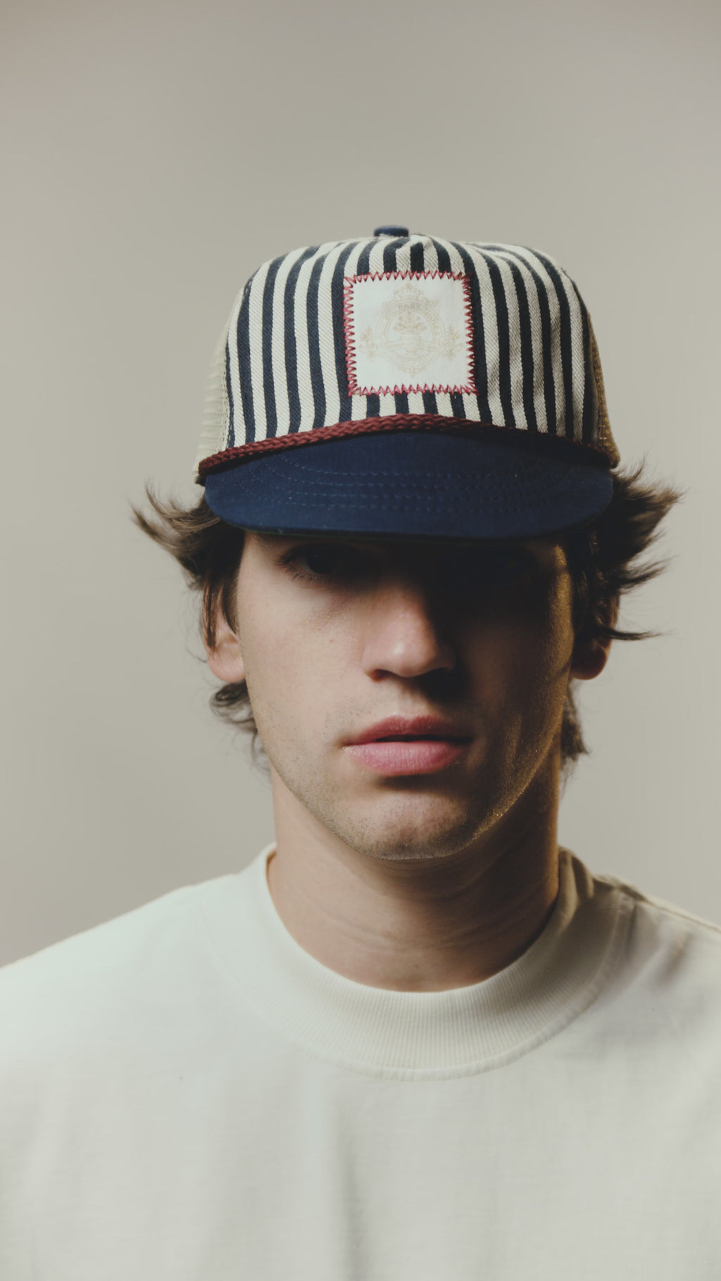 Royal Stripes Crown Blue/ Off White