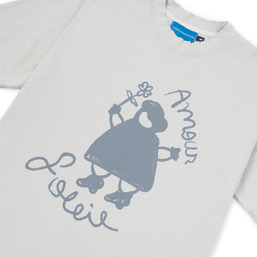 Camiseta Amour - Gris